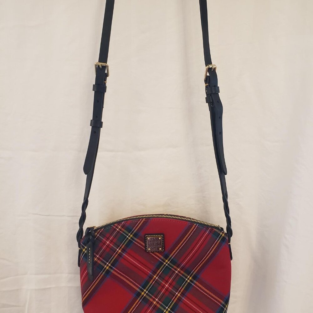 Dooney & Bourke Red Tartan mini crossbody NWOT
